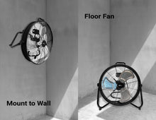 Load image into Gallery viewer, 20” Dual Function Floor & Wall Mount Drum Fan/ RDF-20LX